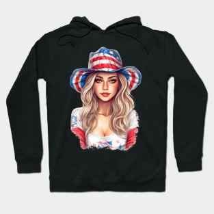 4th of July Girl #1 Hoodie